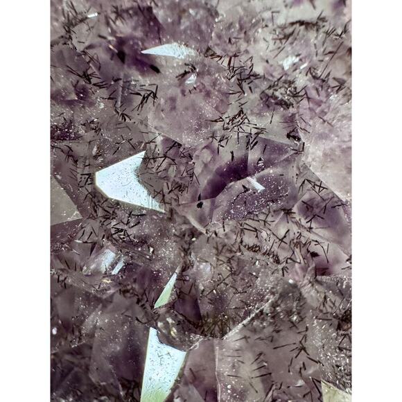 Soledadji Amethyst Cluster w/ Hematite | 414g | Deep Purple Crystal | Beautiful - Picture 11 of 17